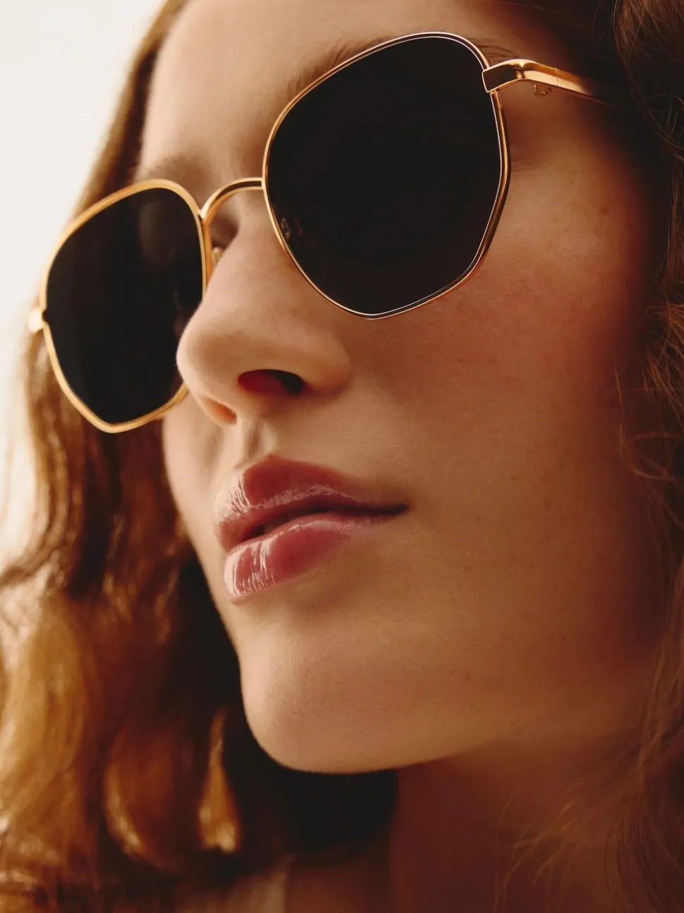 Goud - QUAY Big Time Polarised Sunglasses