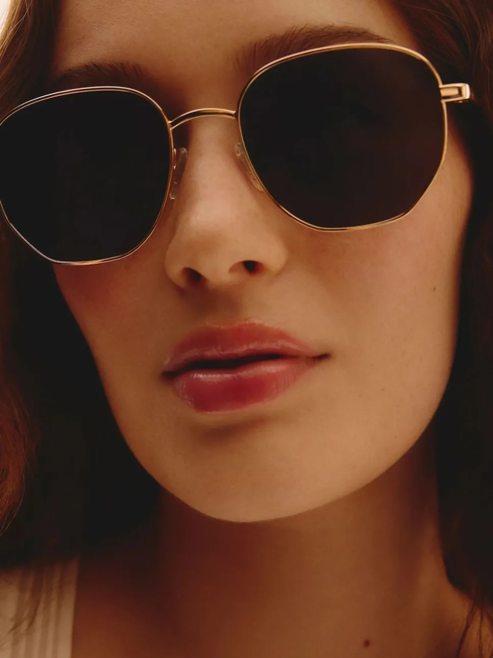Goud - QUAY Big Time Polarised Sunglasses