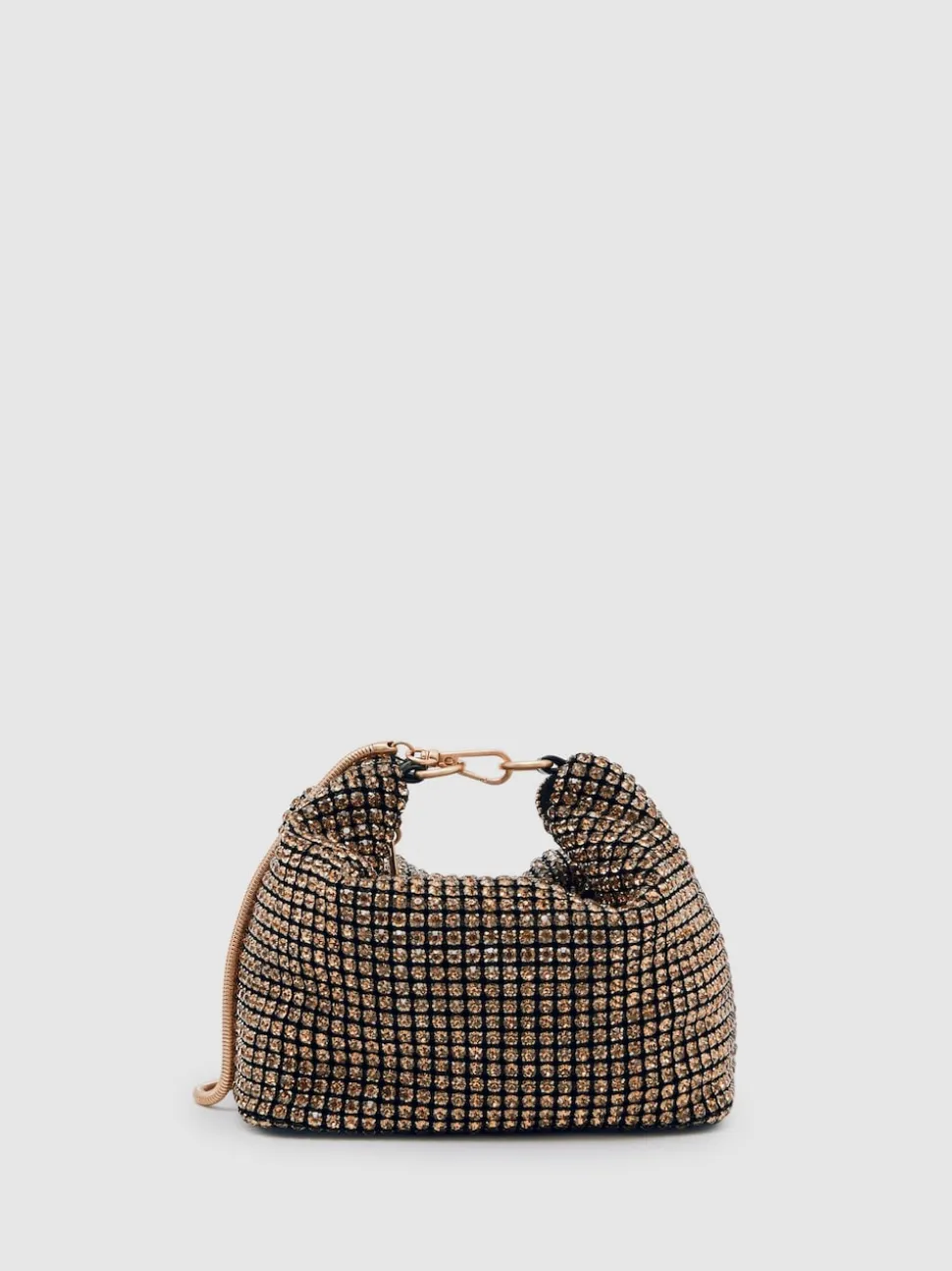 Goud - Reiss Leah Crystal Bracelet Pouch Bag