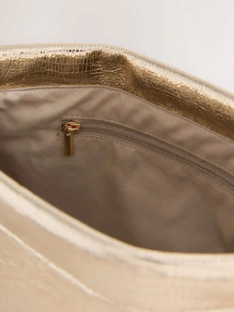 Goud - Sparkle Detail Snap Clutch Bag