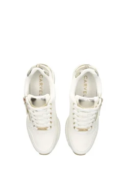 Goud chroom - Carvela hoge sneakers met sleehak