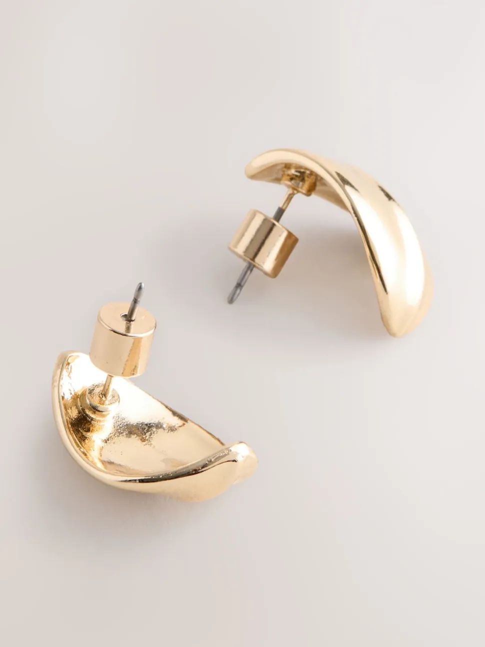 Goudkleurig - Bouton Stud Earrings