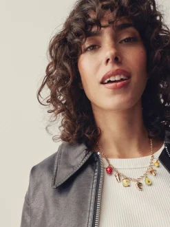 Goudkleurig - Brunch Charm Necklace