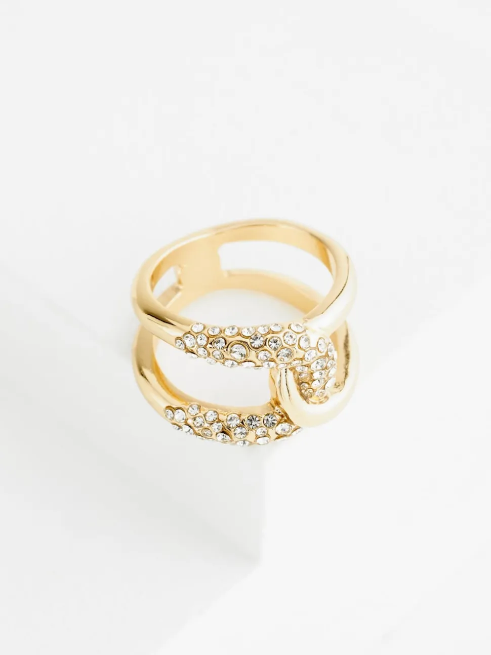 Goudkleurig - Interlink Sparkle Ring