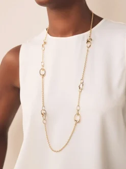 Goudkleurig - Lange schakelketting