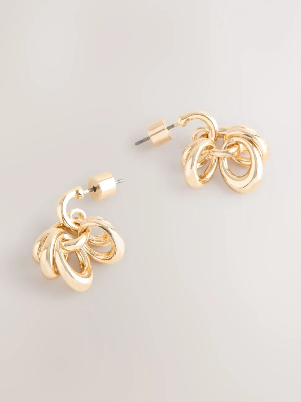 Goudkleurig - Stacked Hoop Earrings