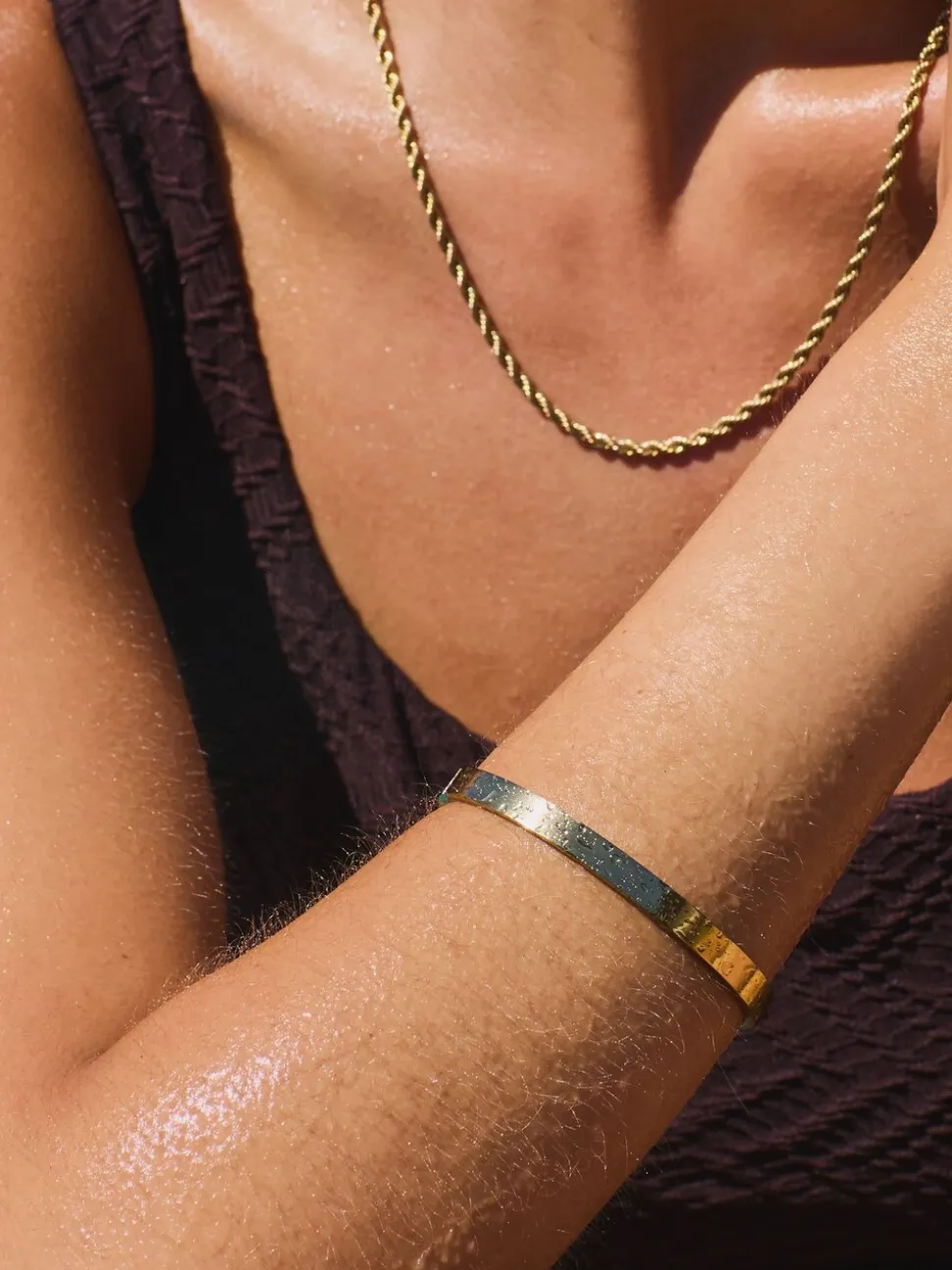 Goudkleurig - Stainless Steel Bangle
