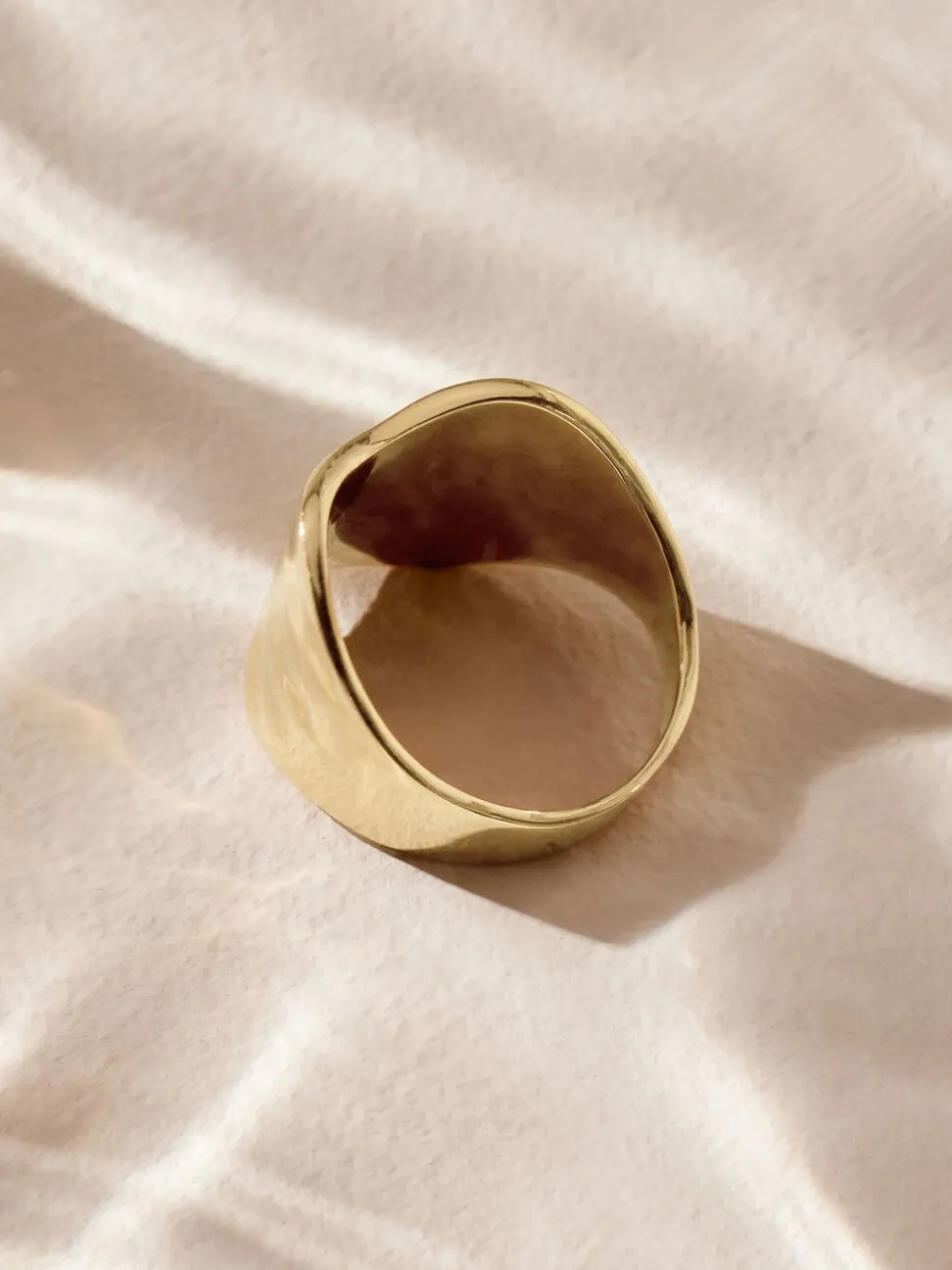 Goudkleurig - Stainless Steel Chunky Ring
