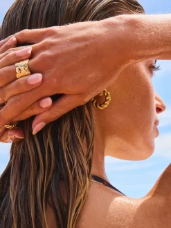 Goudkleurig - Stainless Steel Chunky Ring