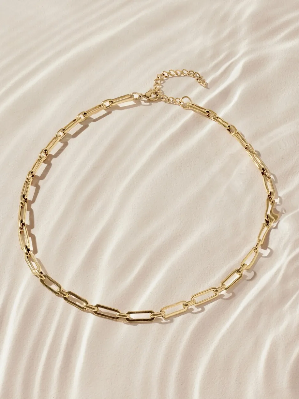 Goudkleurig - Stainless Steel Paperclip Chain Necklace