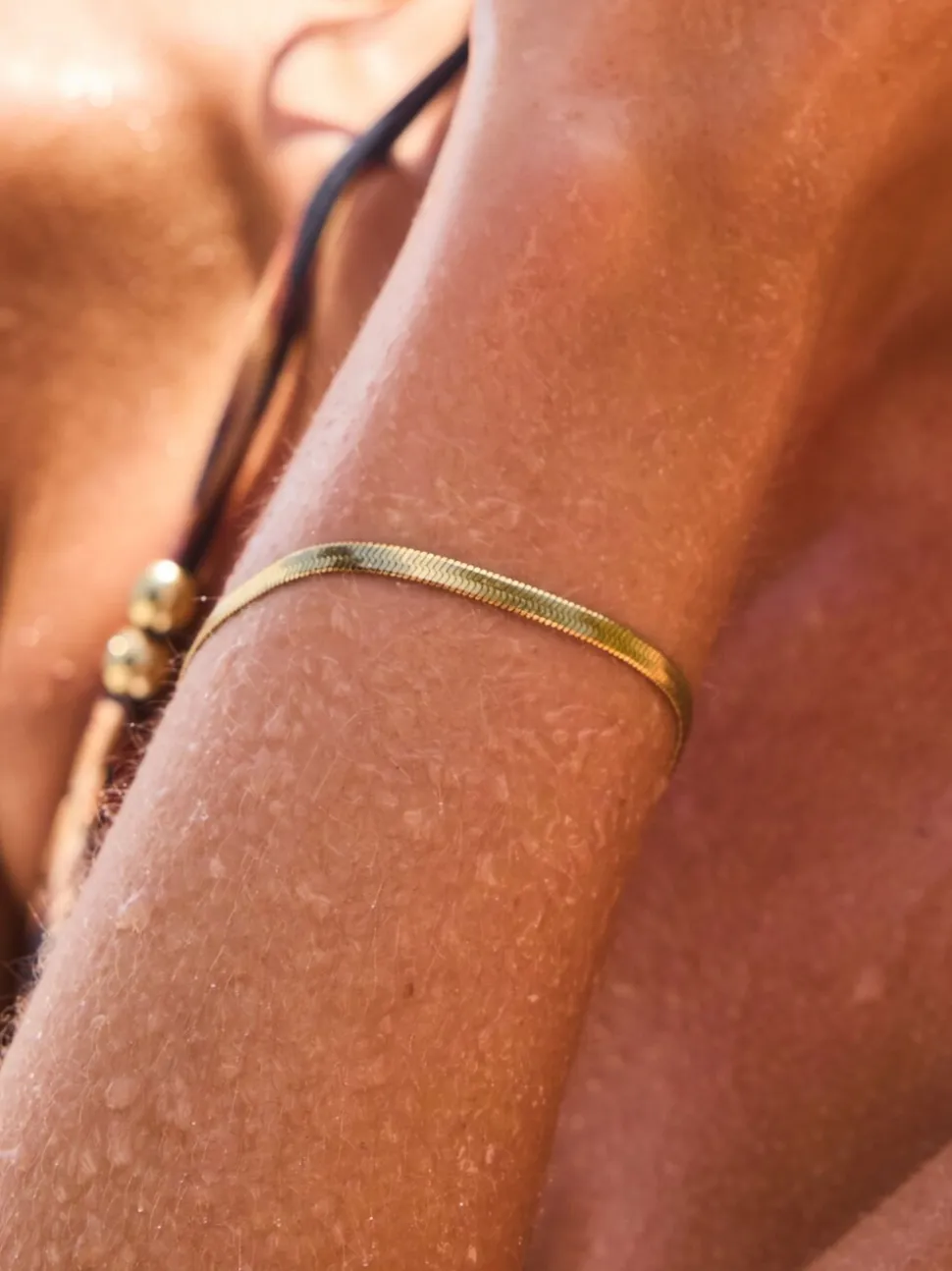 Goudkleurig - Stainless Steel Snake Chain Bracelet