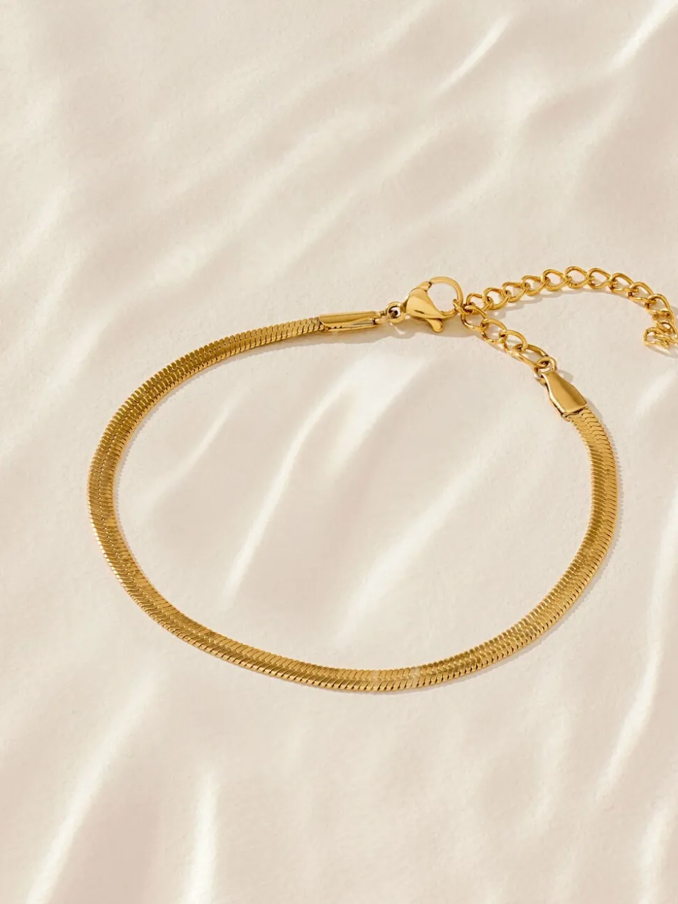 Goudkleurig - Stainless Steel Snake Chain Bracelet