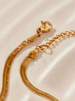 Goudkleurig - Stainless Steel Snake Chain Bracelet