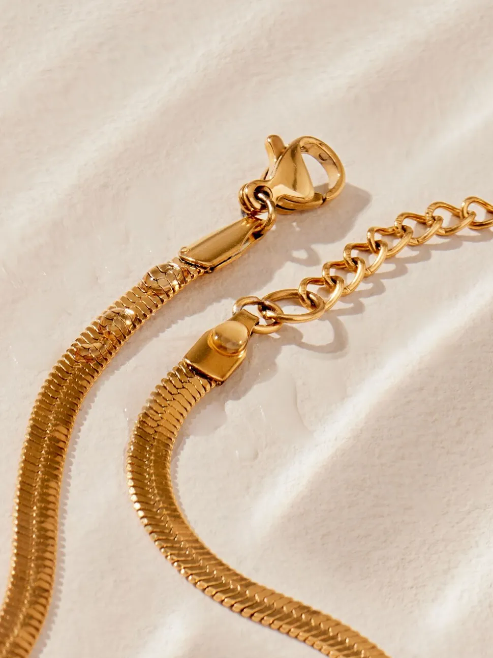 Goudkleurig - Stainless Steel Snake Chain Bracelet