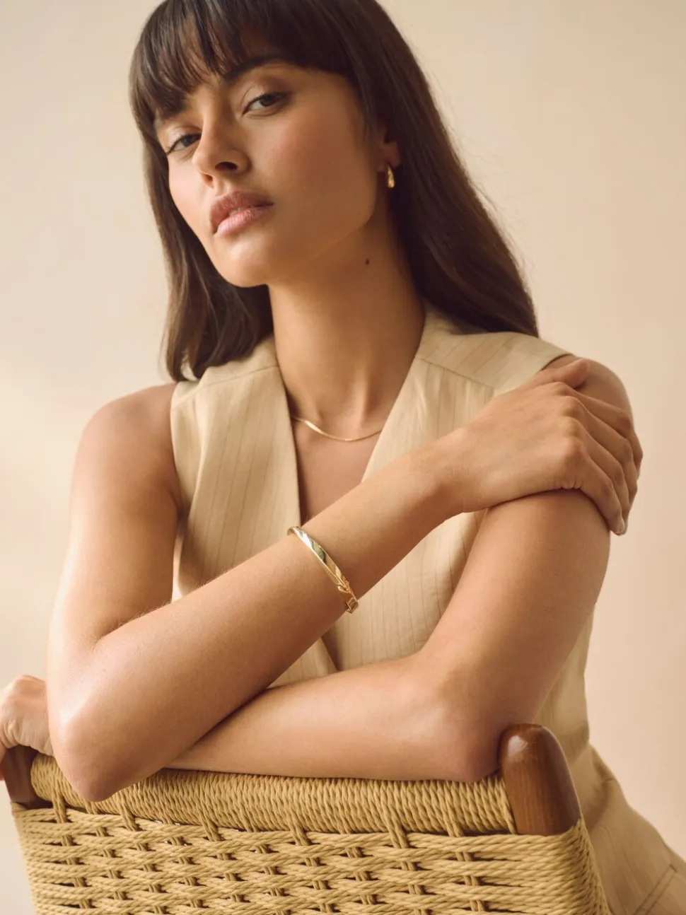 Goudkleurig - Twist Bangle
