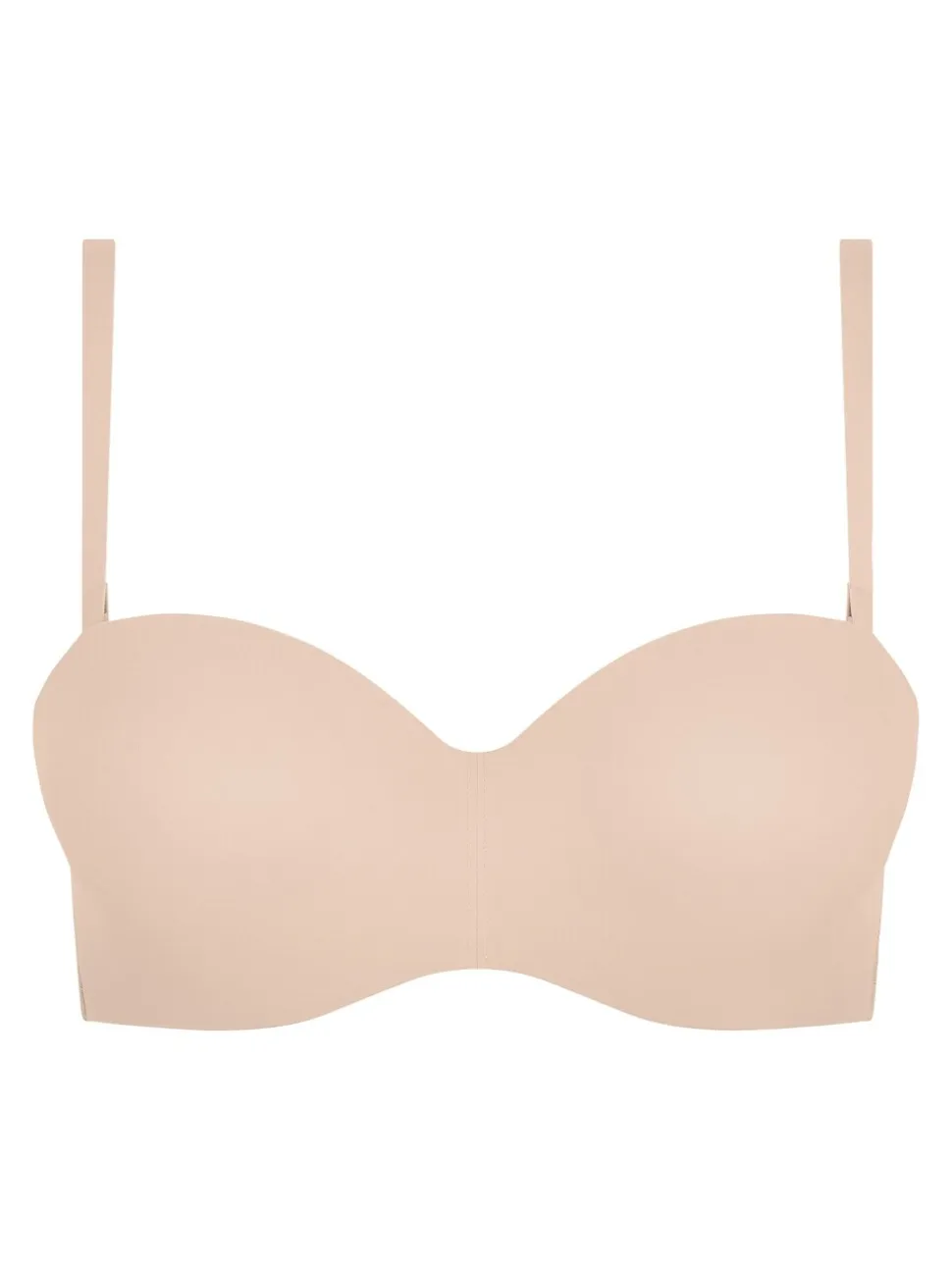 Goudkleurig beige - Chantelle Norah - Zacht aanvoelende strapless beha