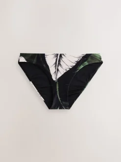 Green/Black Leaf - Bikinibroekjes