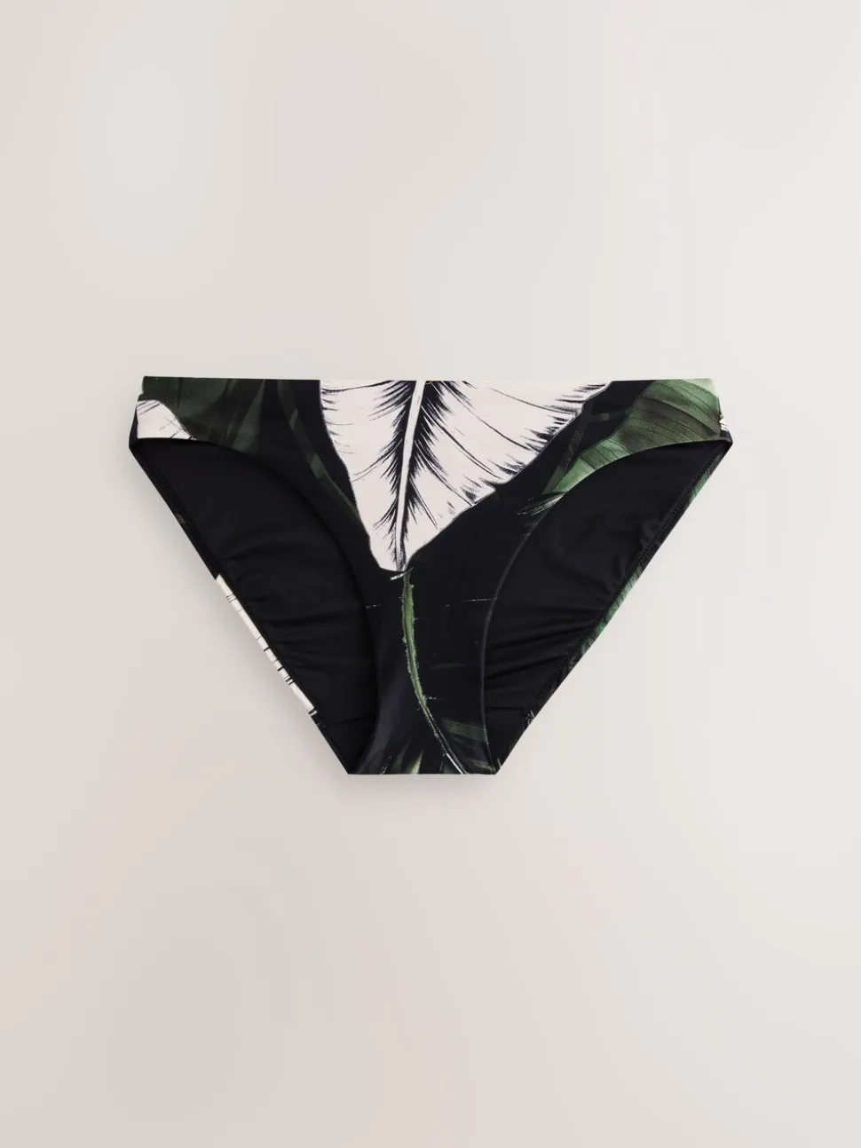 Green/Black Leaf - Bikinibroekjes