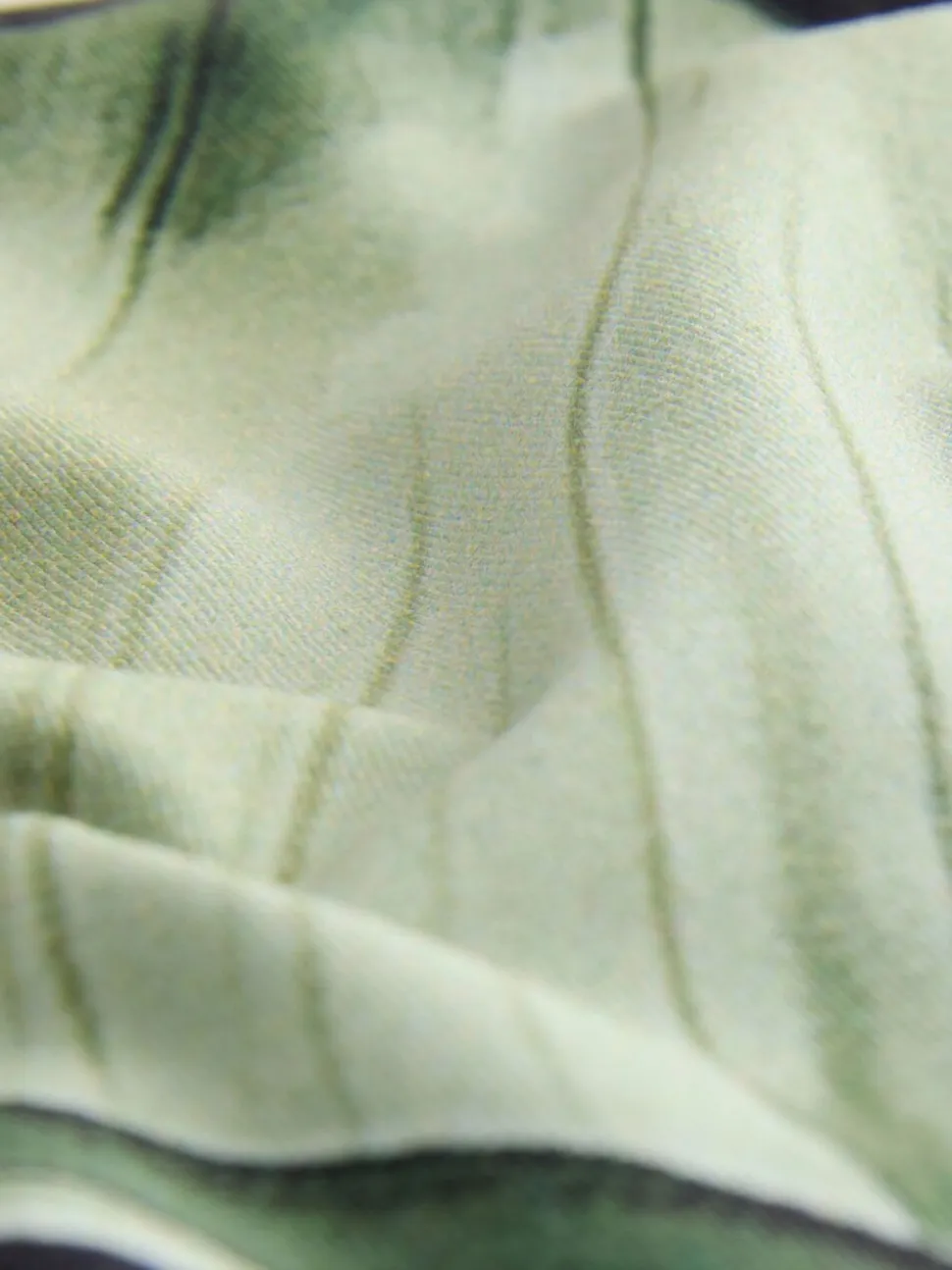 Green/Black Leaf - Bikinibroekjes
