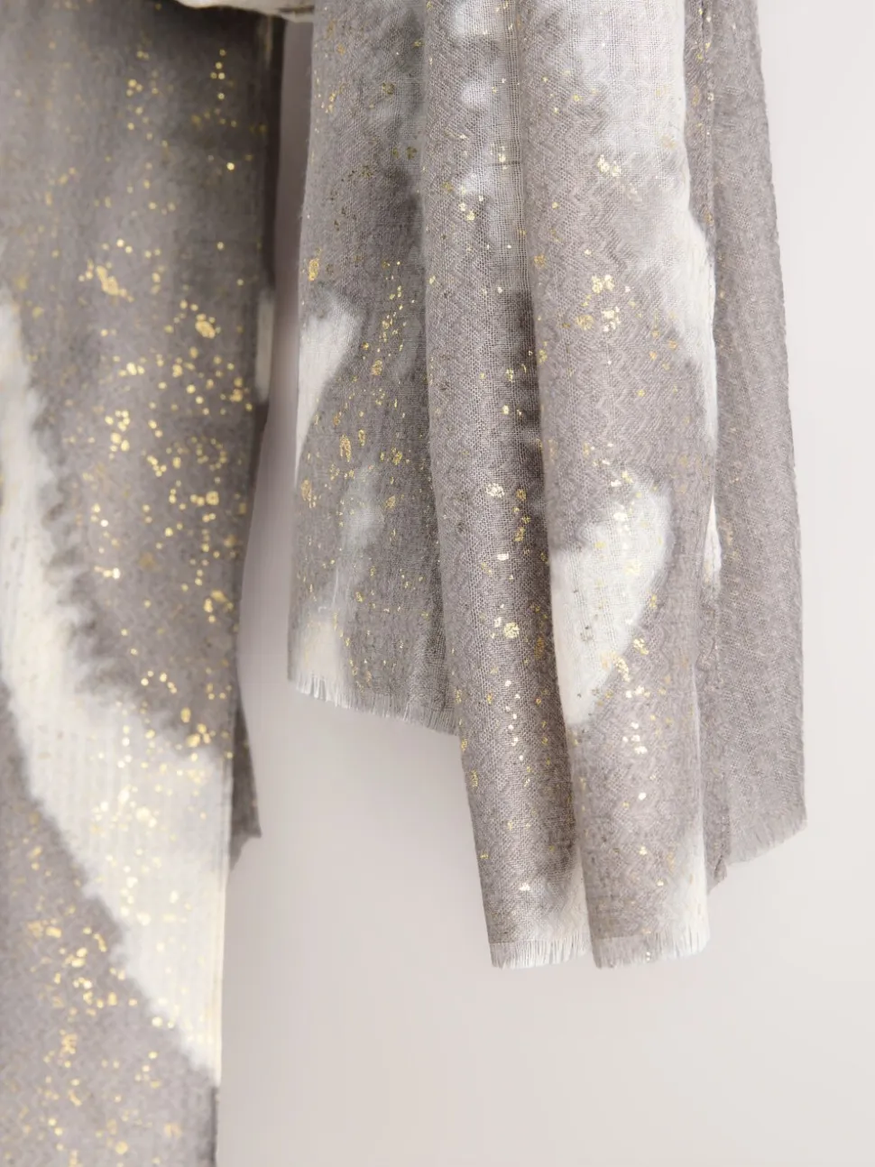 Grey Abstract Foil - Lichte sjaal
