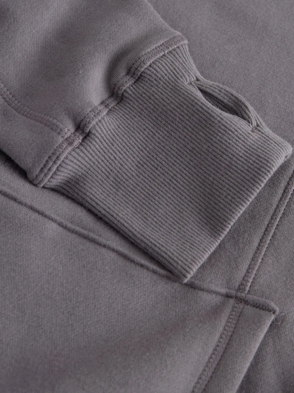 Grijs - Active Longline Overhead Hoodie met superzacht naaddetail en zakken