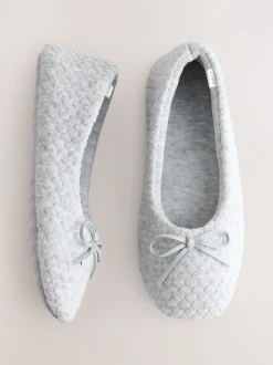 Grijs - Ballerina Heart Slippers