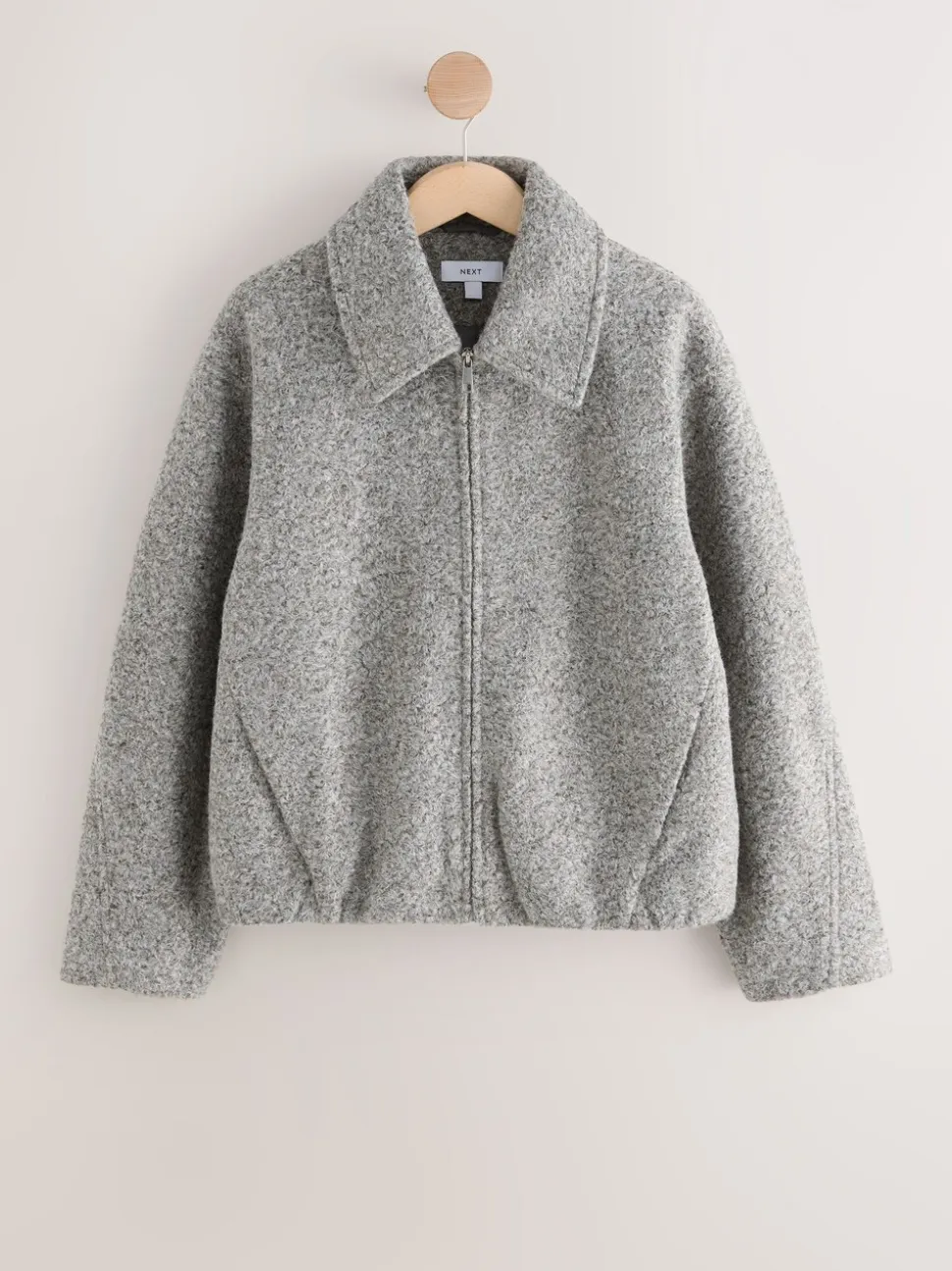 Grijs - Coatigan Bomber Jacket