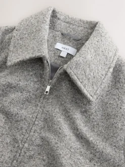 Grijs - Coatigan Bomber Jacket