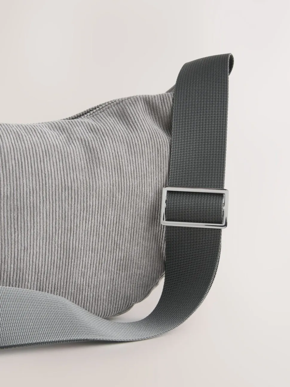 Grijs - Cord Effect Sling Bag