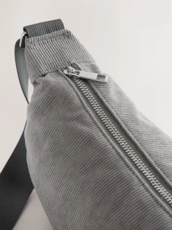 Grijs - Cord Effect Sling Bag