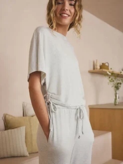 Grijs - Cosy Short Sleeve Pyjamas