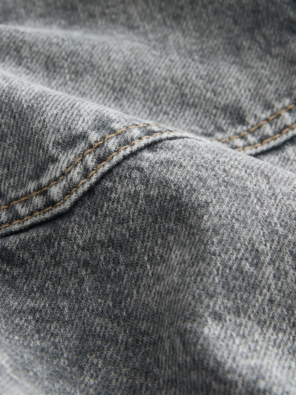 Grijs - Denim Cargo Pocket Shorts