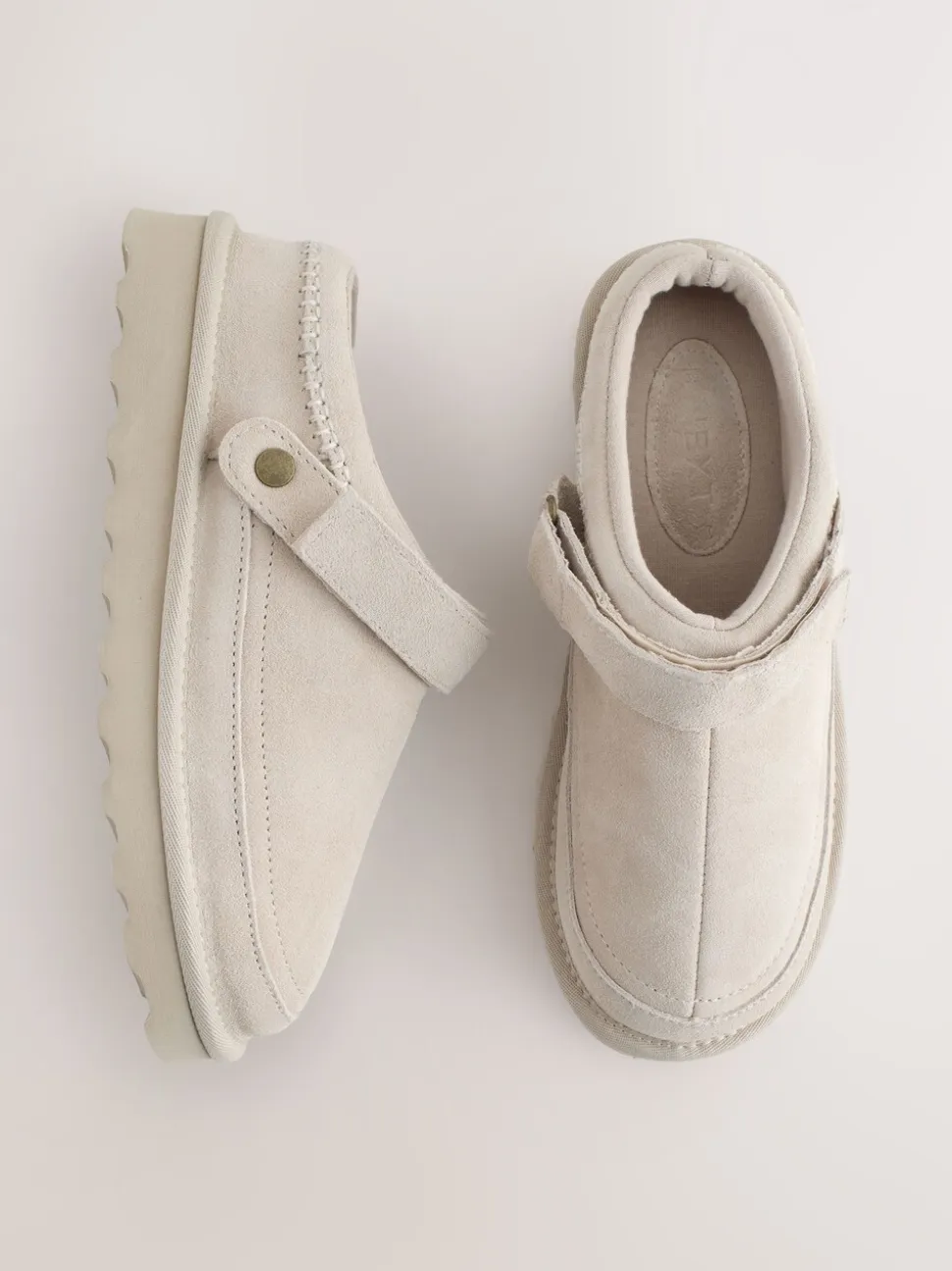 Grijs - Forever Comfort® Chunky Sole Footbed Clogs