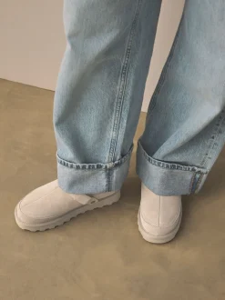 Grijs - Forever Comfort® Chunky Sole Footbed Clogs