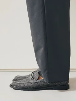 Grijs - Forever Comfort® Trim Hardware Round Toe Loafers