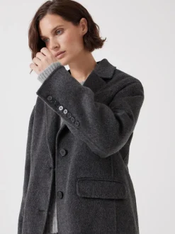 Grijs - Hush Pure Wool Double Faced Blazer
