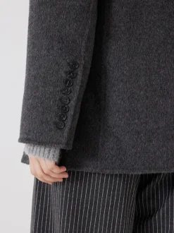 Grijs - Hush Pure Wool Double Faced Blazer