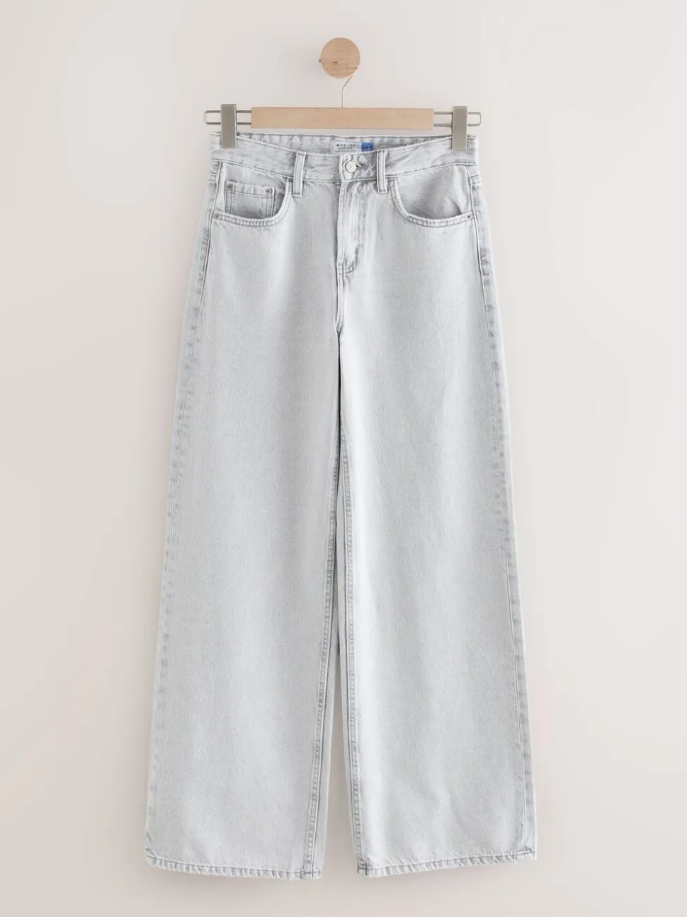 Grijs - Jeans met wijde pijpen