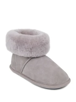 Grijs - Just Sheepskin - Albery slipper van schapenvacht voor dames