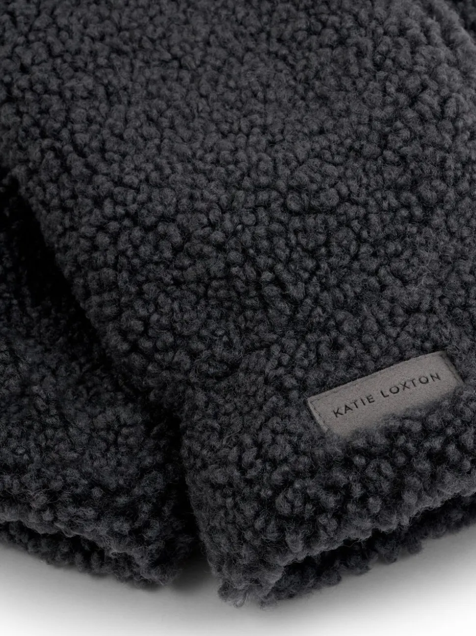 Grijs - Katie Loxton Teddy Mittens With Cord