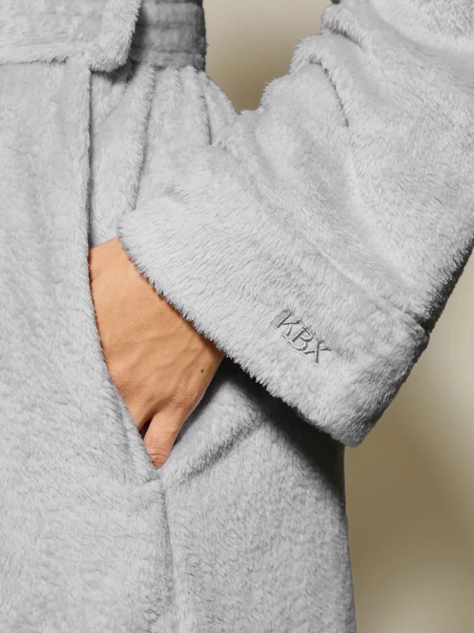 Grijs - KBX Rosa Fluffy Robe