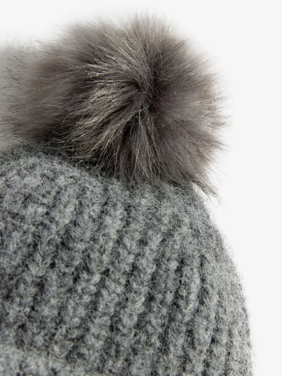 Grijs - Love & Roses Cosy Pom Hat