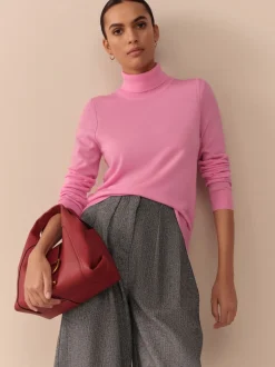 Grijs - N. Premium visgraat culottes met wol