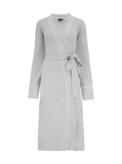 Grijs - Pour Moi Waffle Loungewear Dressing Gown