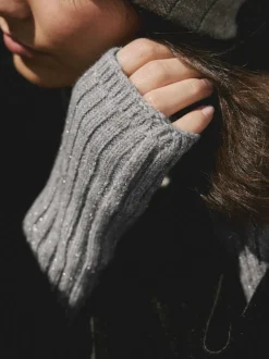 Grijs - Ribbed Handwarmer Gloves 1 Pack