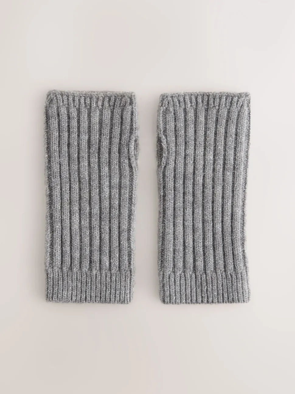 Grijs - Ribbed Handwarmer Gloves 1 Pack