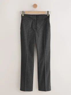 Grijs - Ruit bootcut sculpting op maat gesneden Broeken
