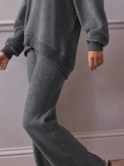 Grijs - STUDIO Fleece Tunic & Joggers Set