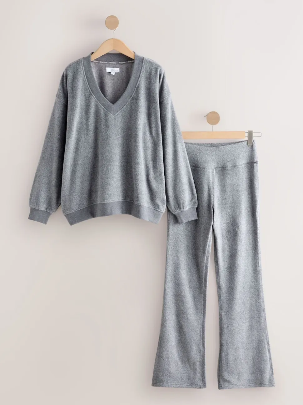 Grijs - STUDIO Fleece Tunic & Joggers Set