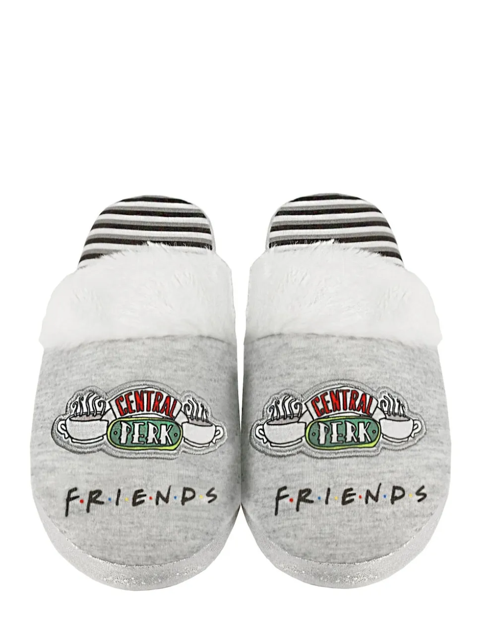 Grijs Friends - Vanilla Underground winterse pantoffelmuiltjes voor dames